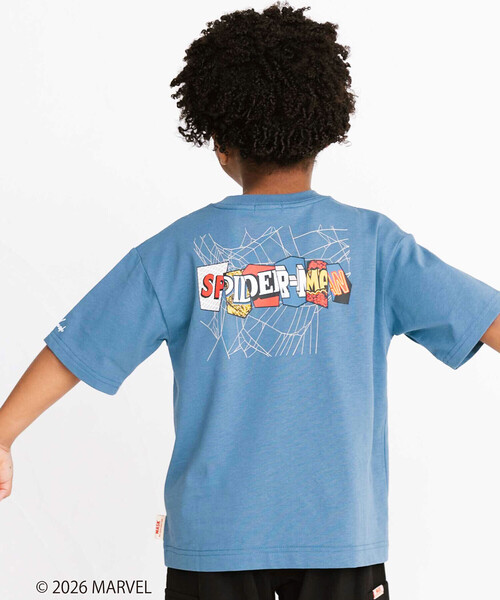 WASK（ワスク） tシャツ 「スパイダーマン」コミックプリントBIGT