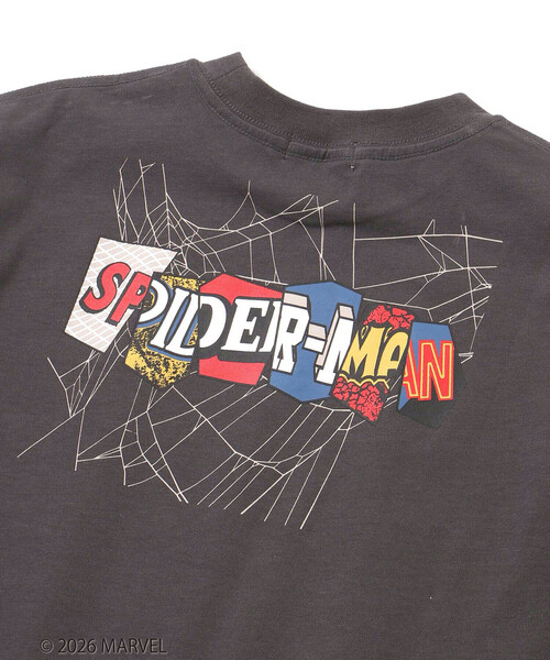 WASK（ワスク） tシャツ 「スパイダーマン」コミックプリントBIGT