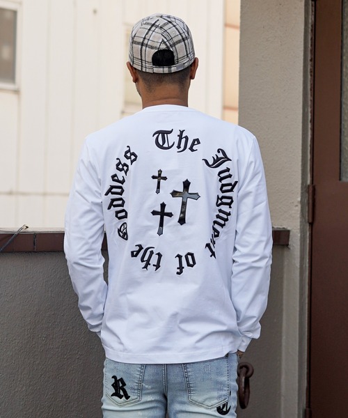 adamsJUGGLER（アダムスジャグラー） 「RTEG」長袖Tシャツ M ホワイト