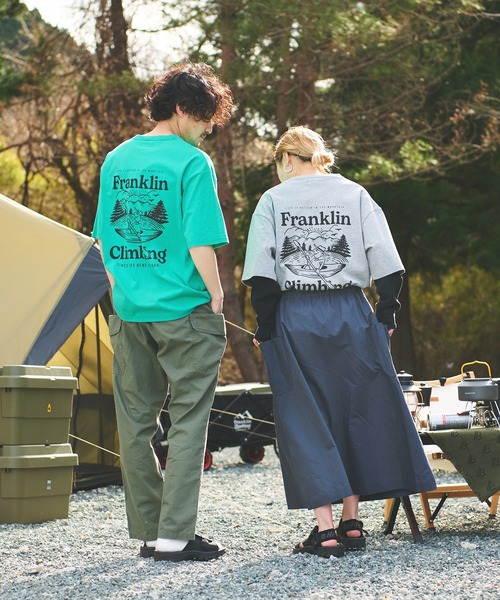 「Franklin Climbing」 半袖Tシャツ L ミント メンズ_画像2