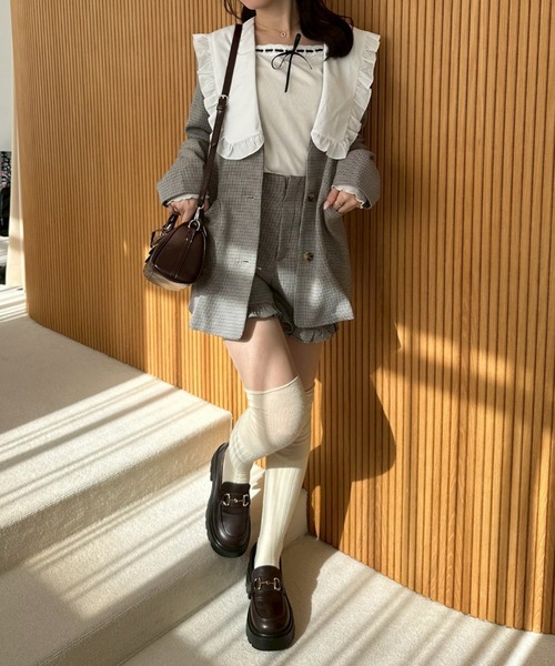 「continuer de NICE CLAUP」 長袖カットソー FREE ホワイト レディース_画像7