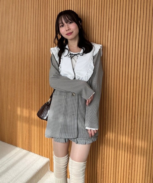 「continuer de NICE CLAUP」 長袖カットソー FREE ホワイト レディース_画像8