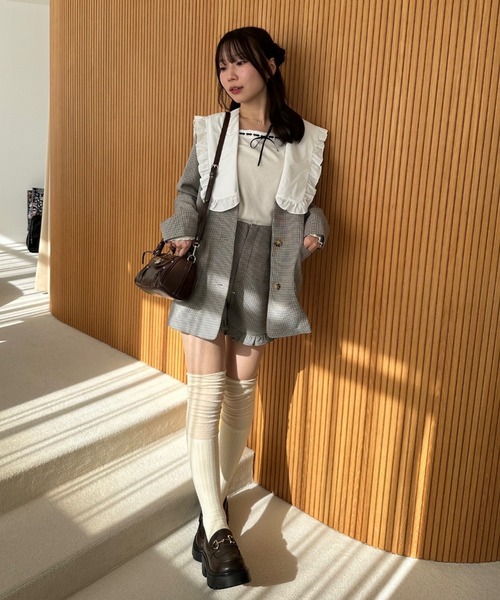「continuer de NICE CLAUP」 長袖カットソー FREE ホワイト レディース_画像9