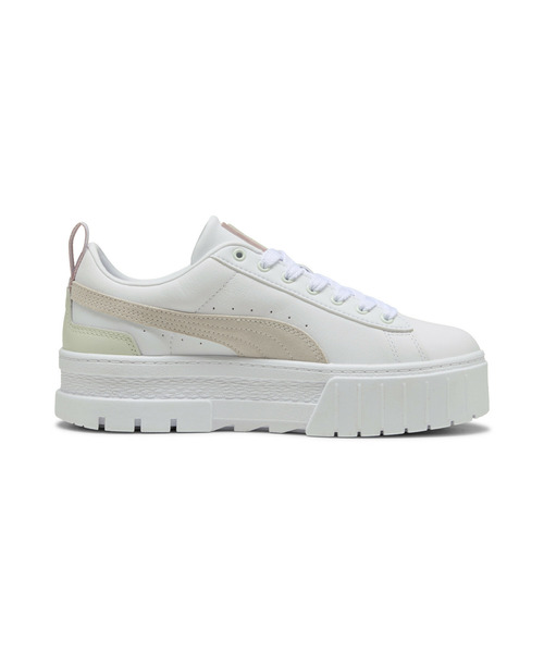 「PUMA」 ローカットスニーカー 26.0cm ブラック×ホワイト レディース_画像5