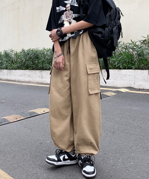 「Ressaca」 カーゴパンツ L カーキ メンズ_画像2