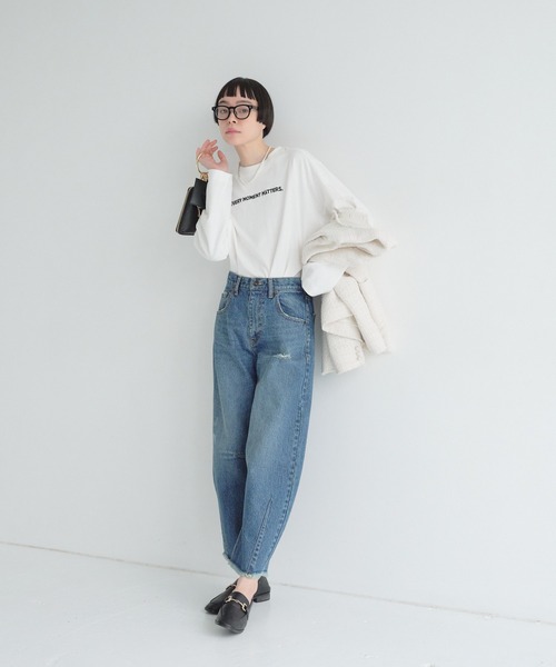「PUAL CE CIN」 デニムパンツ FREE ブルー レディース_画像9