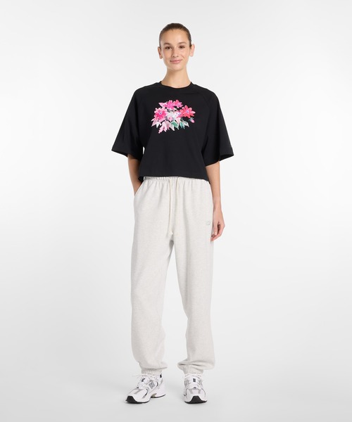 New Balance（ニューバランス） tシャツ 半袖 ウォーターカラーピンク
