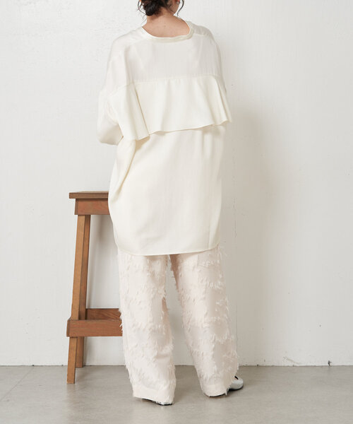 「Jena espace merveilleux」 長袖ブラウス FREE ベージュ レディース_画像4
