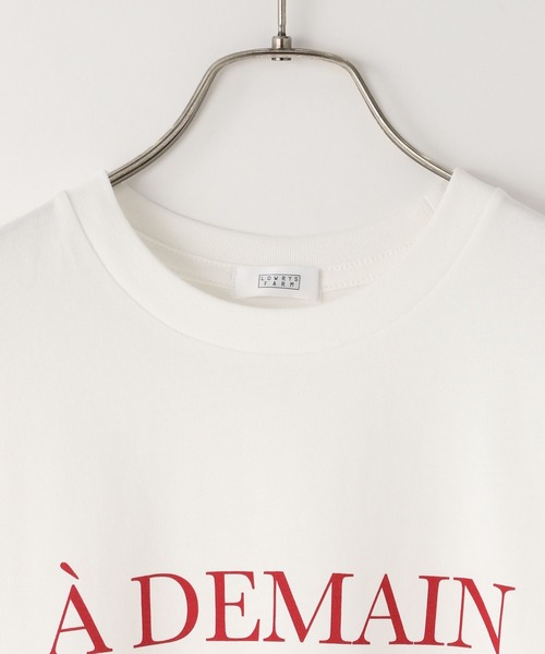 「LOWRYS FARM」 半袖Tシャツ FREE ホワイト レディース_画像3