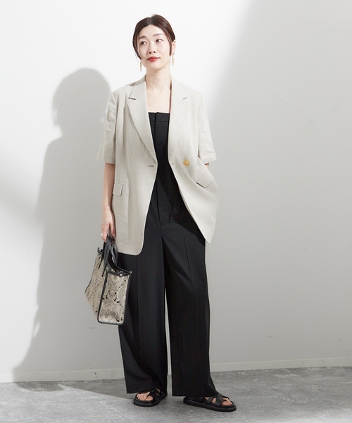 「journal standard L'essage」 オーバーオール 38 グレー レディース_画像3