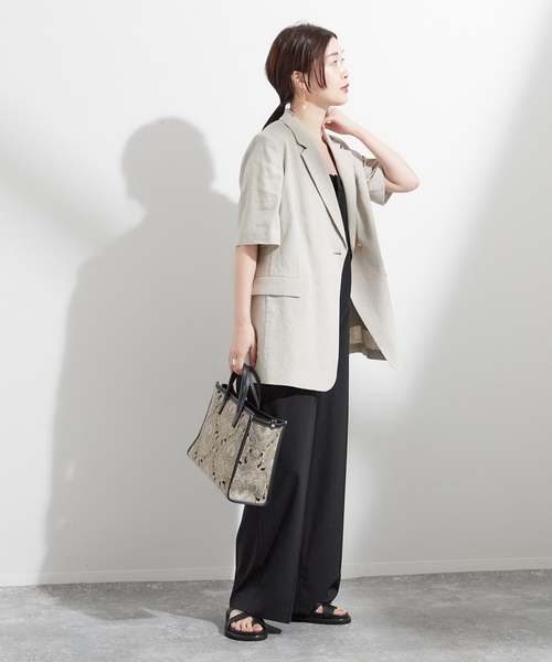 「journal standard L'essage」 オーバーオール 38 グレー レディース_画像4