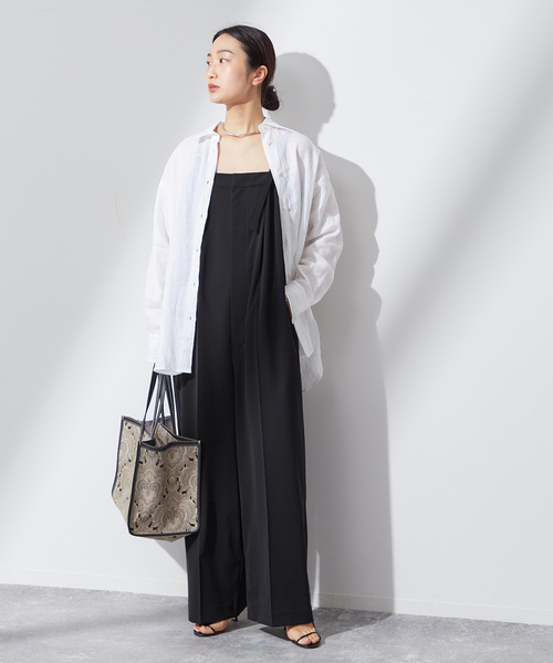 「journal standard L'essage」 オーバーオール 38 グレー レディース_画像5