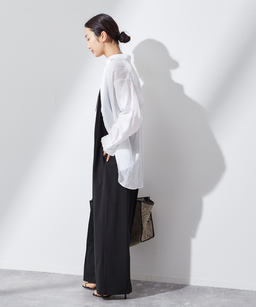 「journal standard L'essage」 オーバーオール 38 グレー レディース_画像7
