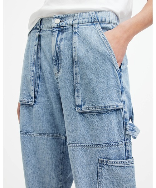 「ALLSAINTS」 デニムパンツ 10 ライトインディゴブルー レディース_画像4