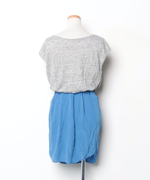 「COMPTOIR DES COTONNIERS」 ノースリーブワンピース M ブルー レディース_画像2