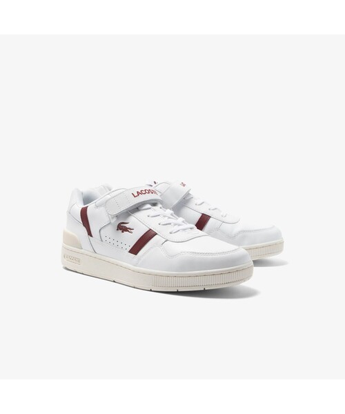 「LACOSTE」 ローカットスニーカー 28.0cm ブラック×ホワイト メンズ_画像2