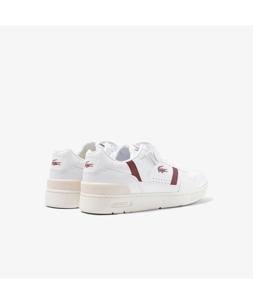 「LACOSTE」 ローカットスニーカー 28.0cm ブラック×ホワイト メンズ_画像3