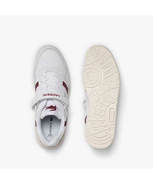 「LACOSTE」 ローカットスニーカー 28.0cm ブラック×ホワイト メンズ_画像4