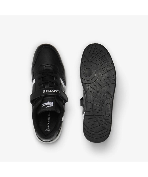 「LACOSTE」 ローカットスニーカー 28.0cm ブラック×ホワイト メンズ_画像9