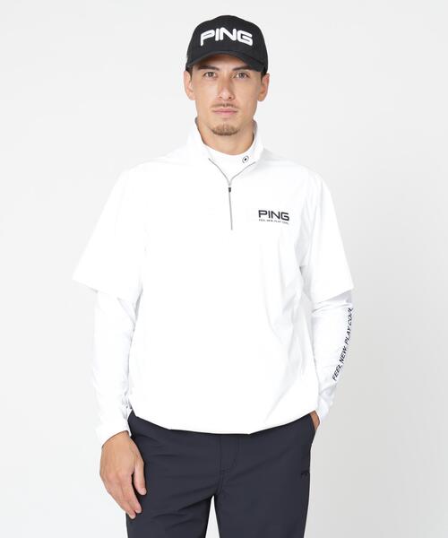 PING（ピン） ブルゾン アウター 「PING APPAREL」レイヤードツイン