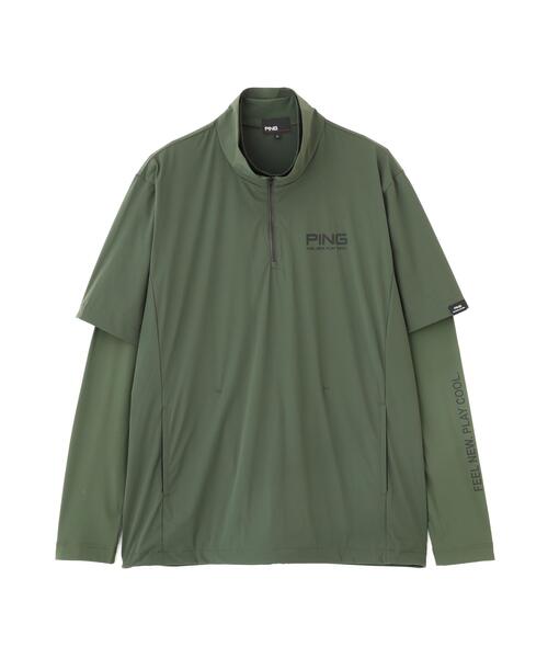 美品 PING ピン レイヤードツインアウター 2025年秋冬 Mサイズ 完売品 PING（ピン） ブルゾン アウター 「PING APPAREL」レイヤードツイン