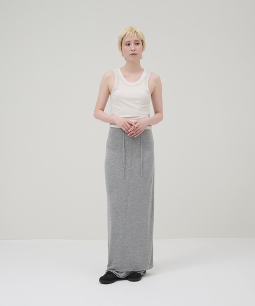 スカート lit Layered Knit Tight Skirt lit ロング スカート Layered Knit Tight Skirt : ZOZOTOWN Yahoo!店