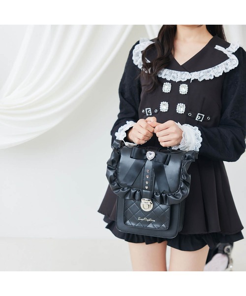 「DearMyLove」 長袖ワンピース X-LARGE ブラック レディース_画像5