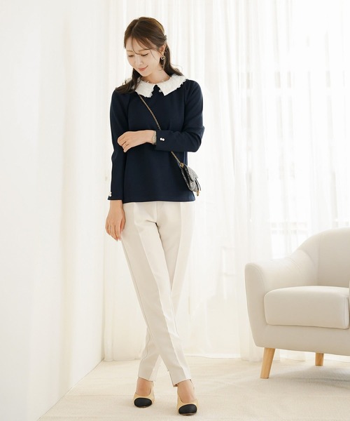 le reve vaniller（ル レーヴ ヴァニレ） tシャツ 長袖 2WAY フラワー