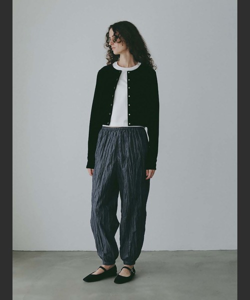 HER. 　ベロアカーディガン　今期完売 HER. カーディガン ベロアカーディガン レディース : ZOZOTOWN Yahoo
