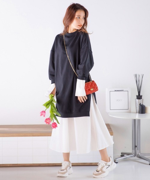 ワンピース レイヤード風ドッキングワンピース 洗濯機で洗える Zozotown Paypayモール店 通販 Paypayモール