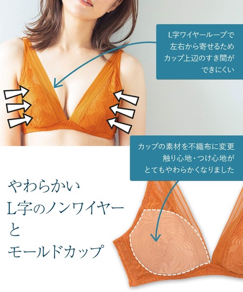 fran de lingerie ブラジャー ショーツセット リッチな谷間を