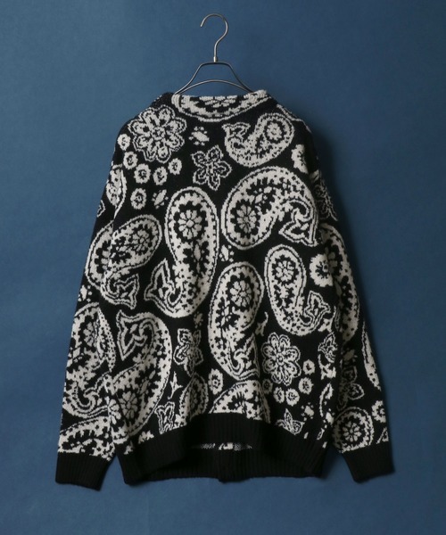 ANPAS（アンパス） カーディガン Total Pattern Knit Cardigan/総柄