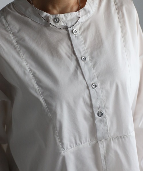 ブラウス シャツ ウィメンズ スタンドカラー シャツ / 155027 SH182 レディース Lace Ladies ブラウス シャツ スタンドカラー フロントタック