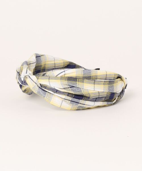 Three Four Time カチューシャ チェッククロスカチューシャ : ZOZOTOWN