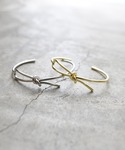バングル ノットメタルバングル ブレスレット ...の詳細画像4