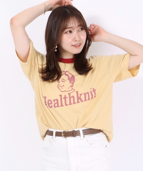 Healthknit ヘルスニット　60〜70s染み込みプリント　半袖スウェット 60s Healthknit ヘルスニット半袖スウェット - メルカリ