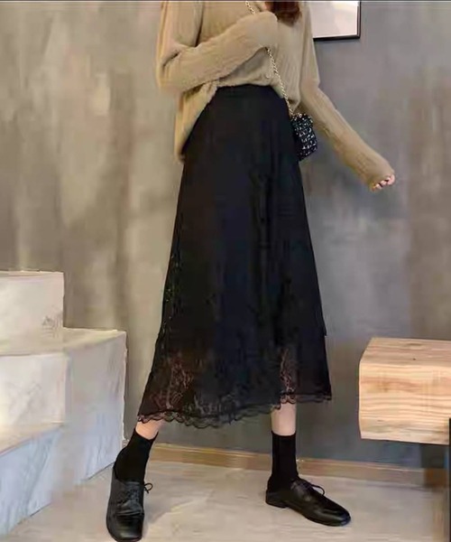 レースロングスカート レース ロングスカート レディース 通販 ロング スカート A