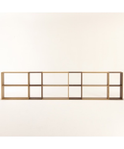 無印良品（MUJI） 家具 スタッキングシェルフ・ワイド・2段・オーク材