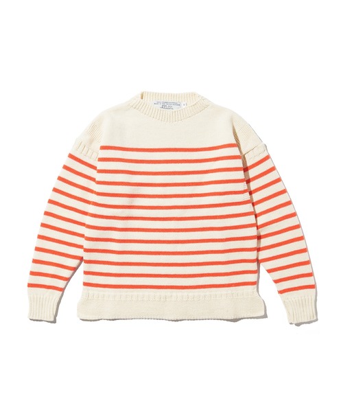 ニット セーター Oldderby Knitwear ストライプ プルオーバー JM5004 レディース Oldderby Knitwear ニット セーター ストライプ プルオーバー