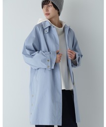日本製【美品】HUMAN WOMANヒューマンウーマン/ウールコート定価4万程M human woman（ヒューマンウーマン） ステンカラーコート コート