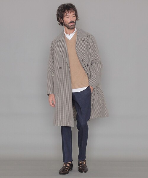 ベスト ジレ 「LEON掲載」リリヤーンニットベスト メンズ : 81374654  