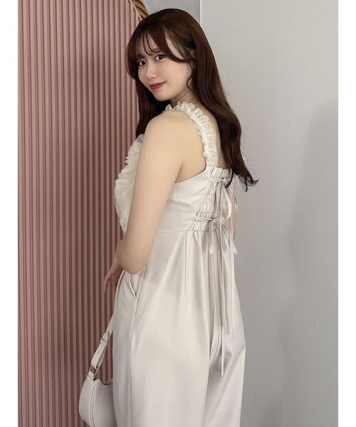 dazzlin（ダズリン） オールインワン ハートチュールフリル