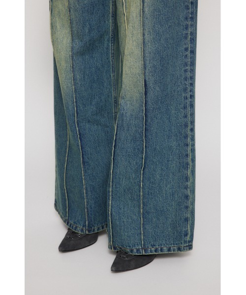 LAGUA GEM ジーンズ デニム デニムパンツ TUCK BAGGY レディース