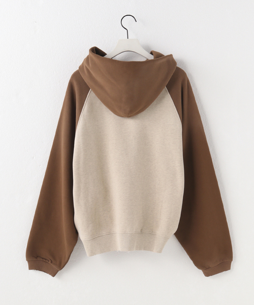 ERL パーカー 「ERL / イーアールエル」UNISEX RAGLAN HOODIE