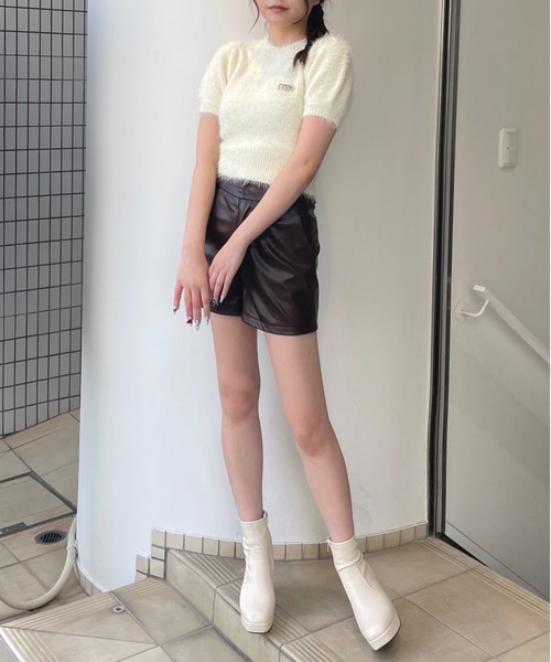 one way（ワンウェイ） パンツ ヴィンテージ風ショートパンツ