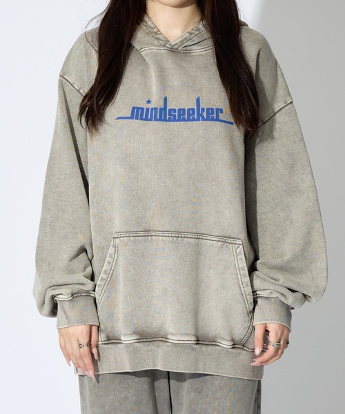 【未使用タグ付き】マインドシーカー Overfit HIGH END パーカー mindseeker（マインドシーカー） パーカー Front Logo Hoodie メンズ