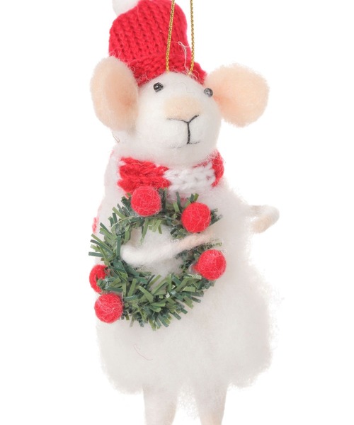 ★未使用★ クリスマス 雑貨（ザラホーム、スタディオクリップ） studio CLIP（スタディオクリップ） インテリア ネズミオーナメント