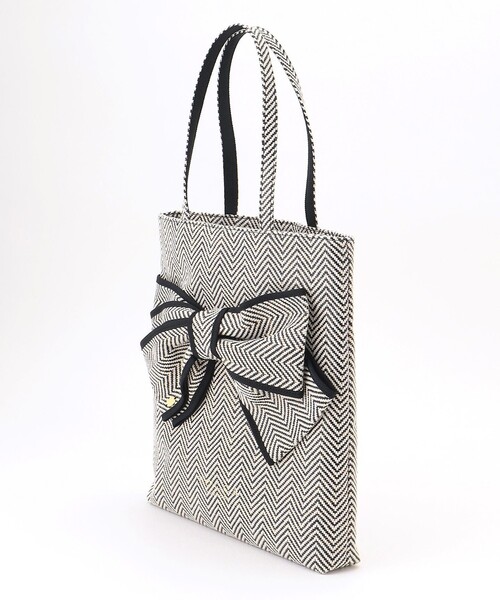 TOCCA トッカ T CADEAU NEW BAG リボンフラットトートバッグ TOCCA トートバッグ T CADEAU NEW BAG フラットトートバッグ