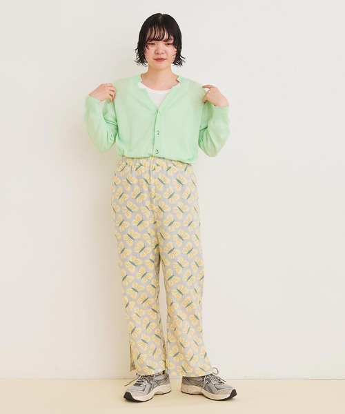 ぱぴぴえみぴページ I am in fact パンツ ○Butterfly flower レディース