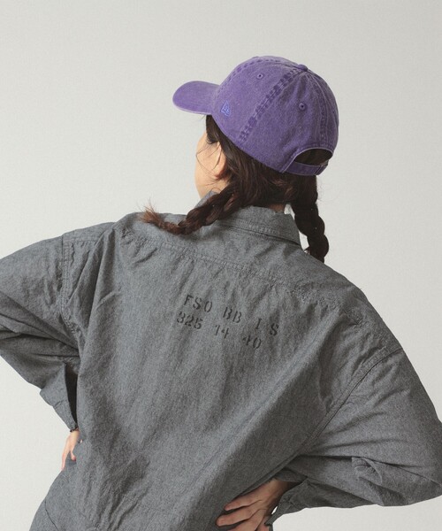 BEAMS BOYオールインワン シャンブレー ステンシル オールインワン BEAMS BOY（ビームス ボーイ）シャンブレー ステンシル